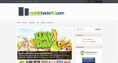 Desktop Screenshot of mobilehacks4u.com