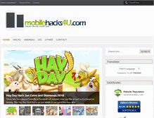 Tablet Screenshot of mobilehacks4u.com